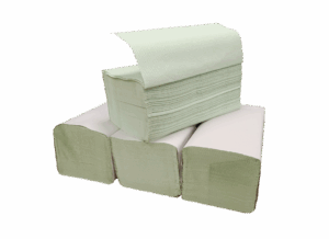 Papierhandtuch grün V-Falz